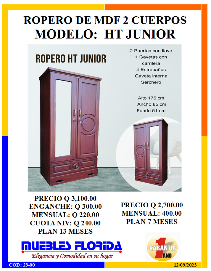 MUEBLE DE JUNIOR DE MDF